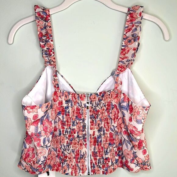 NWT Kendall and Kylie Corsage Cami Crop Top Size XL - Picture 2 of 10